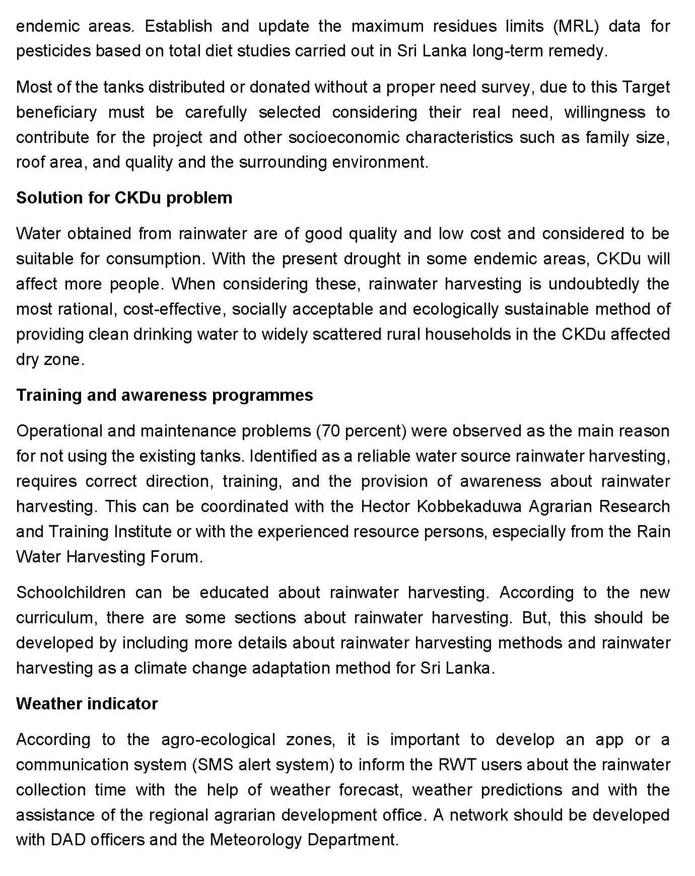 Drinking harvested rainwater safely Page 7