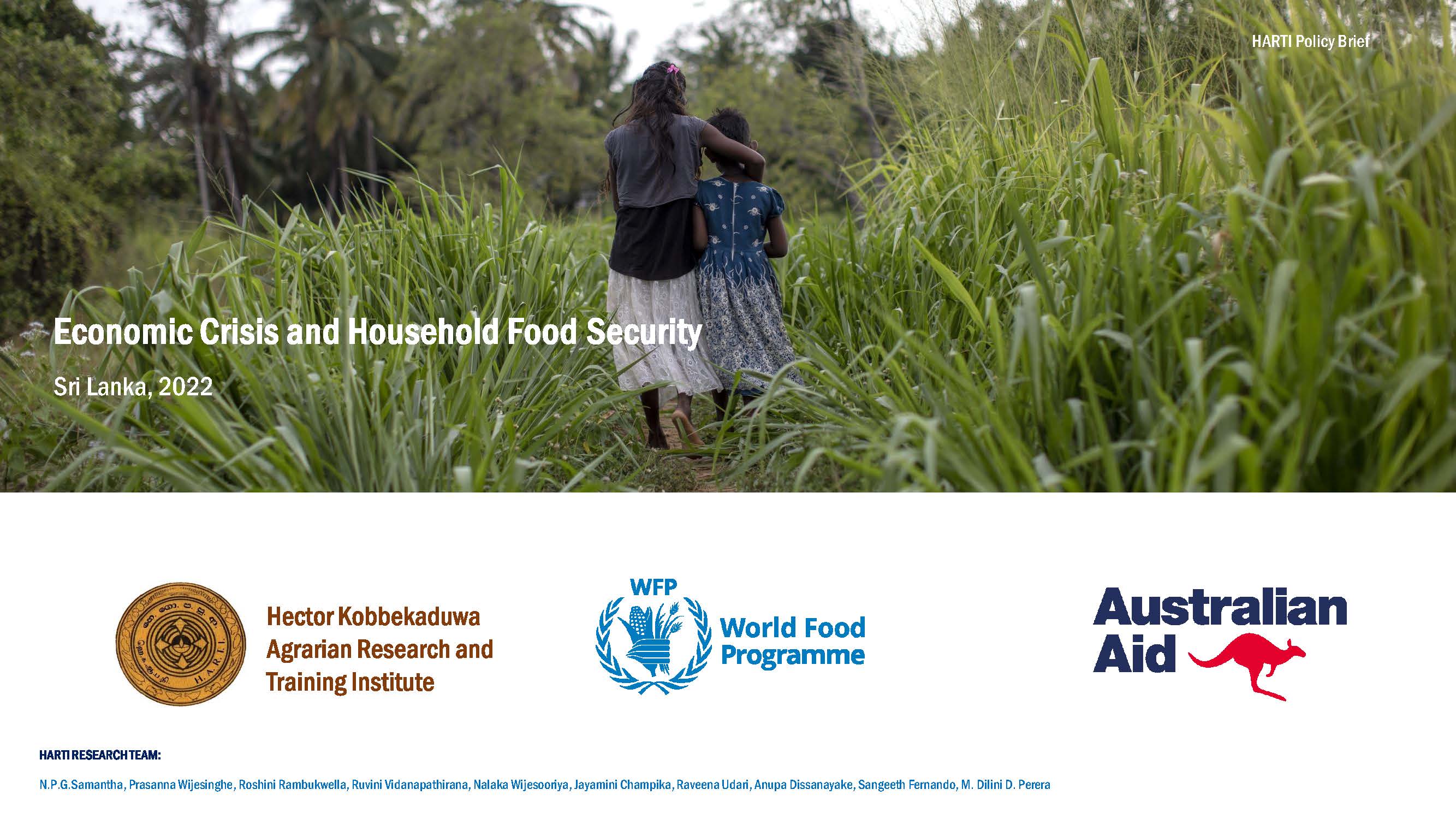 HARTI Policy Brief Food Security FINAL